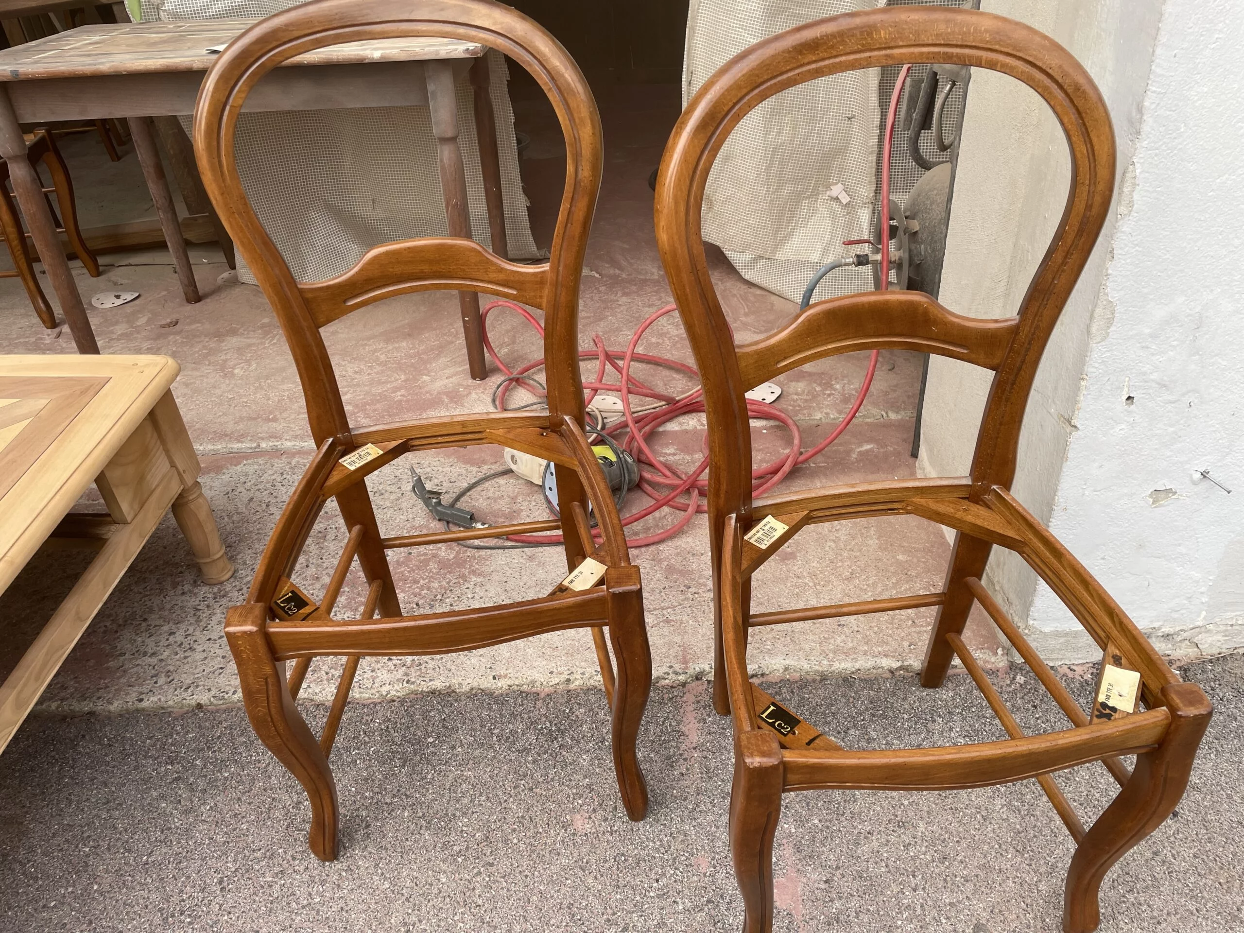 rénover chaise brest