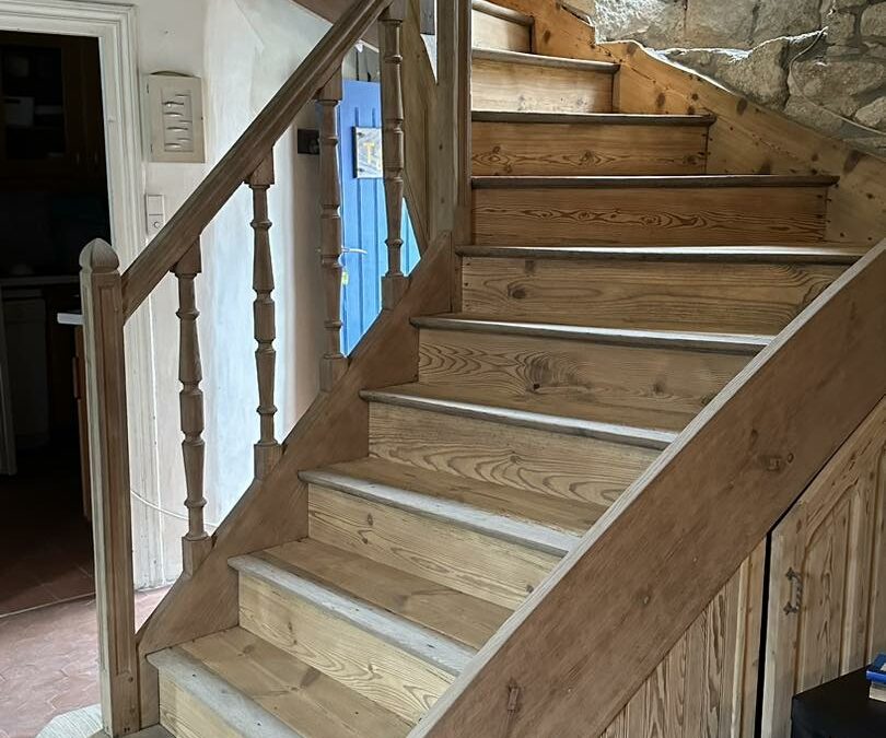 Rénovation escalier en bois