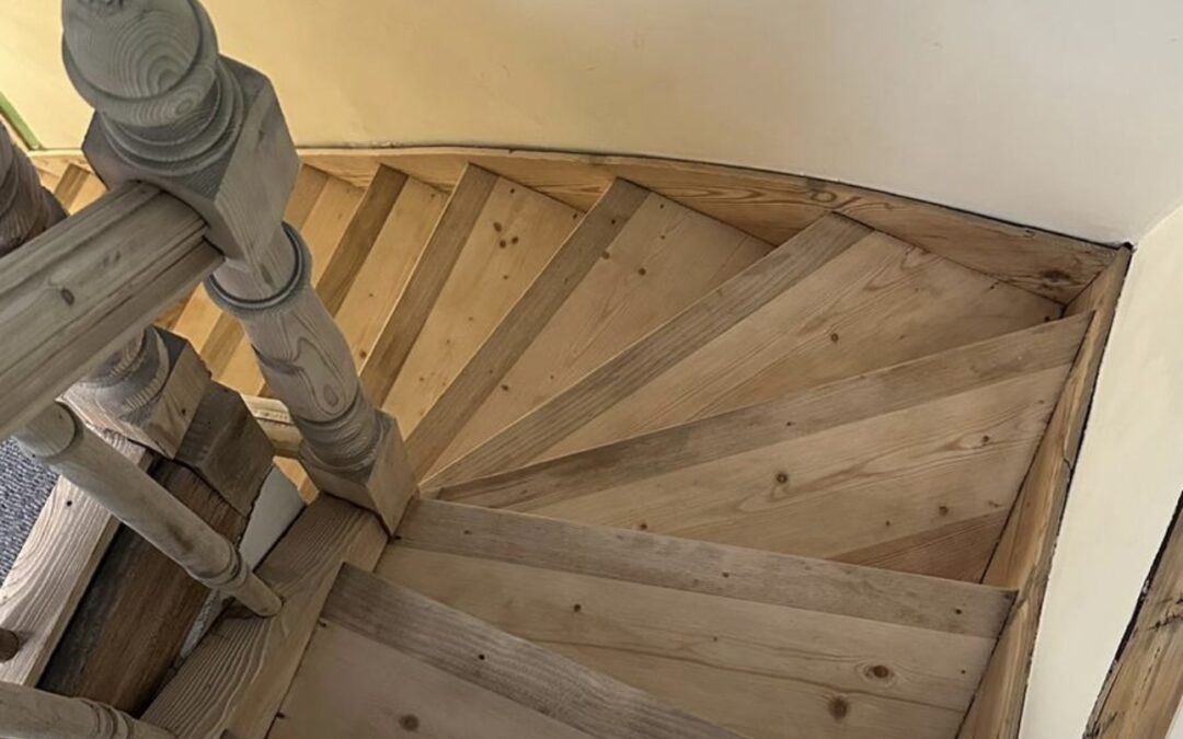rénovation escalier bois