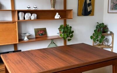 Rénovation d&rsquo;une table Scandinave en palissandre – Atelier Gary Garden Brest